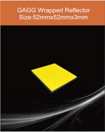 GAGG Ce scintillation crystal, GAGG Ce crystal, GAGG scintillator, Ce:Gd3Al2Ga3O12 crystal,diameter52x52x3mm